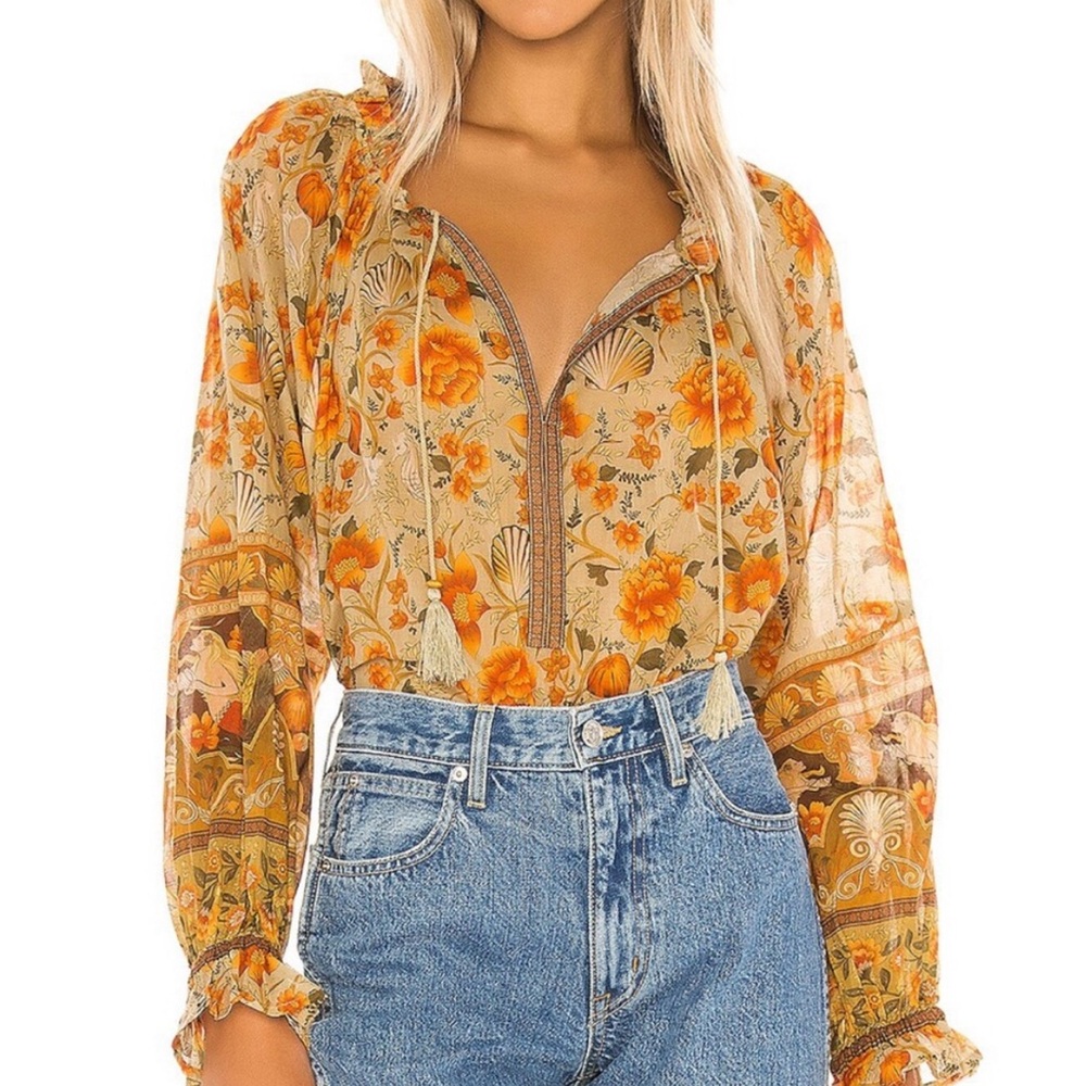 Spell & the Gypsy Collective ( Spell x Free People ) Seashell Blouse